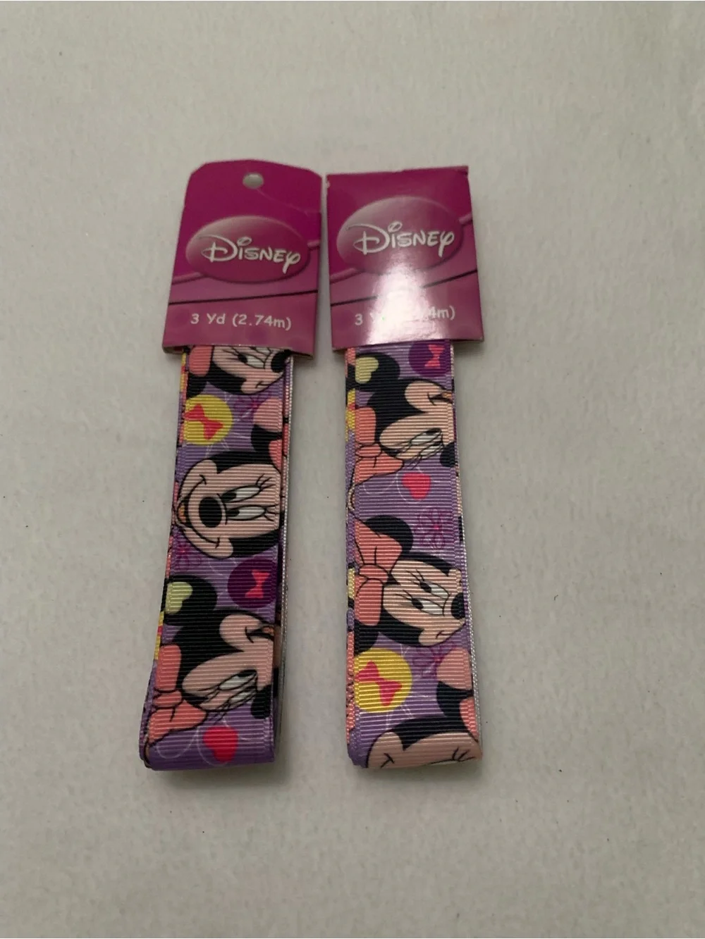 Disney Pink Minnie Mouse & Dora  Ribbons, Frozen & Pink Ombre Blanket Binding
